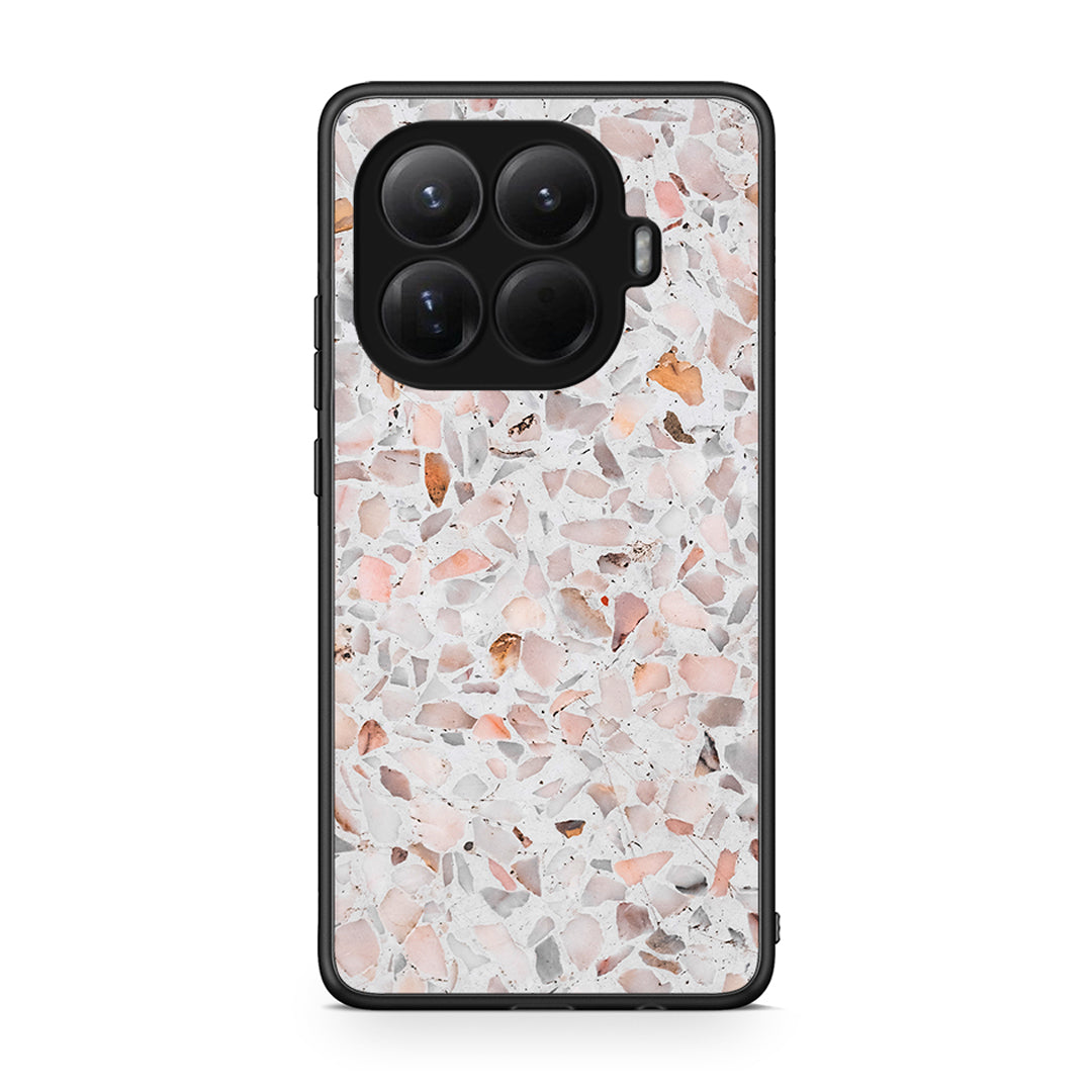 Xiaomi 15T Pro Marble Terrazzo θήκη από τη Smartfits με σχέδιο στο πίσω μέρος και μαύρο περίβλημα | Smartphone case with colorful back and black bezels by Smartfits