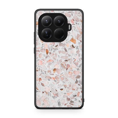 Xiaomi 15T Pro Marble Terrazzo θήκη από τη Smartfits με σχέδιο στο πίσω μέρος και μαύρο περίβλημα | Smartphone case with colorful back and black bezels by Smartfits
