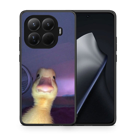 Θήκη Xiaomi 15T Pro Meme Duck από τη Smartfits με σχέδιο στο πίσω μέρος και μαύρο περίβλημα | Xiaomi 15T Pro Meme Duck case with colorful back and black bezels