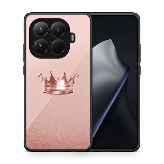 Θήκη Xiaomi 15T Pro Crown Minimal από τη Smartfits με σχέδιο στο πίσω μέρος και μαύρο περίβλημα | Xiaomi 15T Pro Crown Minimal case with colorful back and black bezels