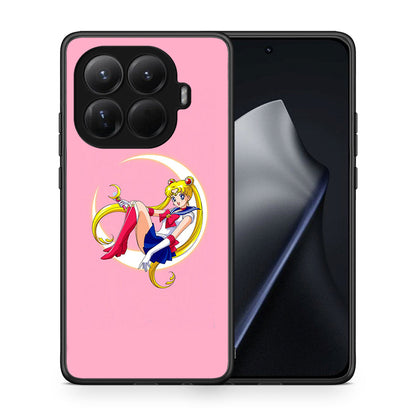 Θήκη Xiaomi 15T Pro Moon Girl από τη Smartfits με σχέδιο στο πίσω μέρος και μαύρο περίβλημα | Xiaomi 15T Pro Moon Girl case with colorful back and black bezels