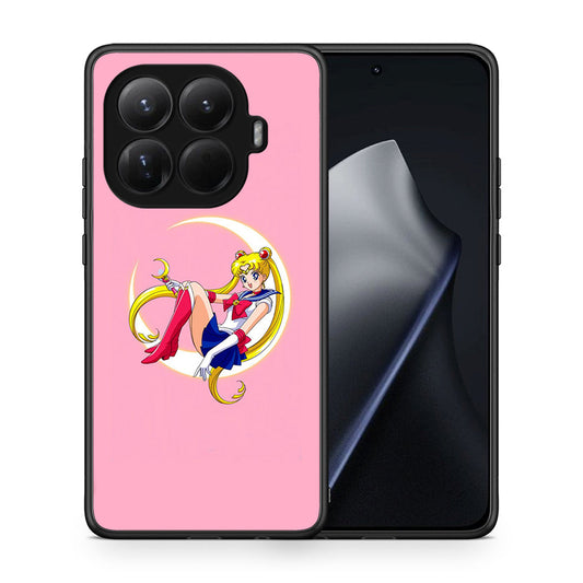 Θήκη Xiaomi 15T Pro Moon Girl από τη Smartfits με σχέδιο στο πίσω μέρος και μαύρο περίβλημα | Xiaomi 15T Pro Moon Girl case with colorful back and black bezels