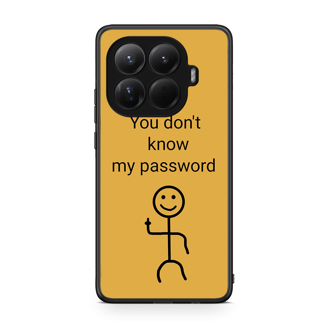 Xiaomi 15T Pro My Password Θήκη από τη Smartfits με σχέδιο στο πίσω μέρος και μαύρο περίβλημα | Smartphone case with colorful back and black bezels by Smartfits