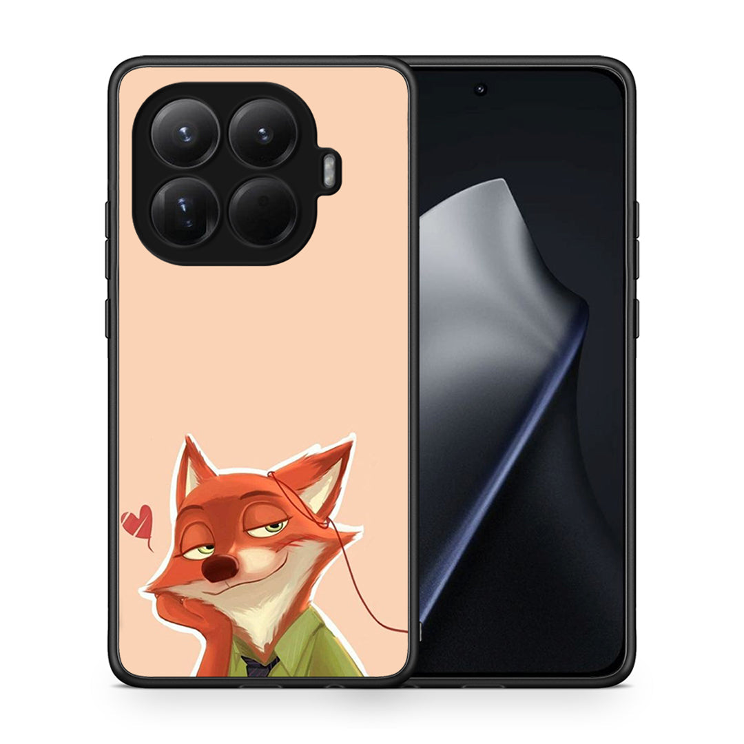 Θήκη Xiaomi 15T Pro Nick Wilde And Judy Hopps Love 1 από τη Smartfits με σχέδιο στο πίσω μέρος και μαύρο περίβλημα | Xiaomi 15T Pro Nick Wilde And Judy Hopps Love 1 case with colorful back and black bezels