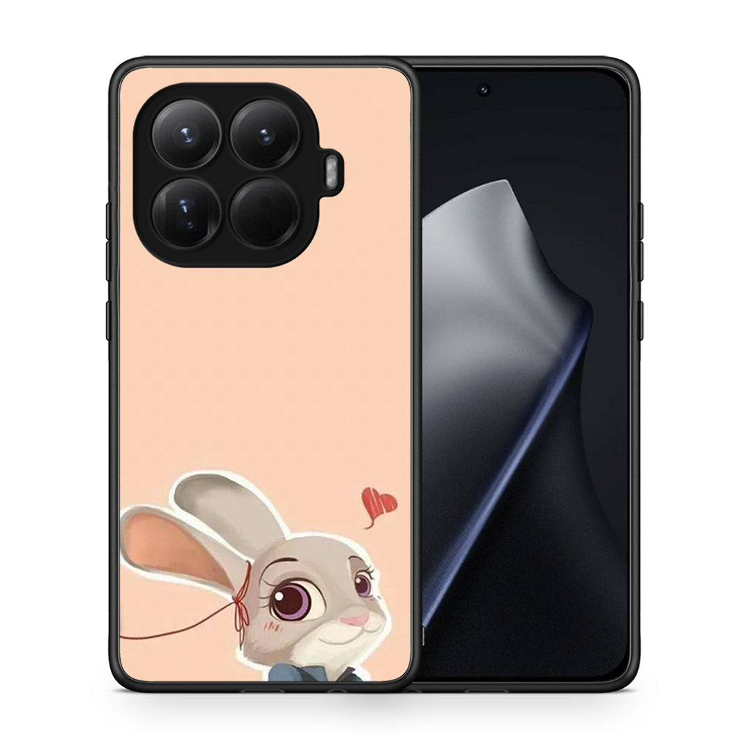 Θήκη Xiaomi 15T Pro Nick Wilde And Judy Hopps Love 2 από τη Smartfits με σχέδιο στο πίσω μέρος και μαύρο περίβλημα | Xiaomi 15T Pro Nick Wilde And Judy Hopps Love 2 case with colorful back and black bezels