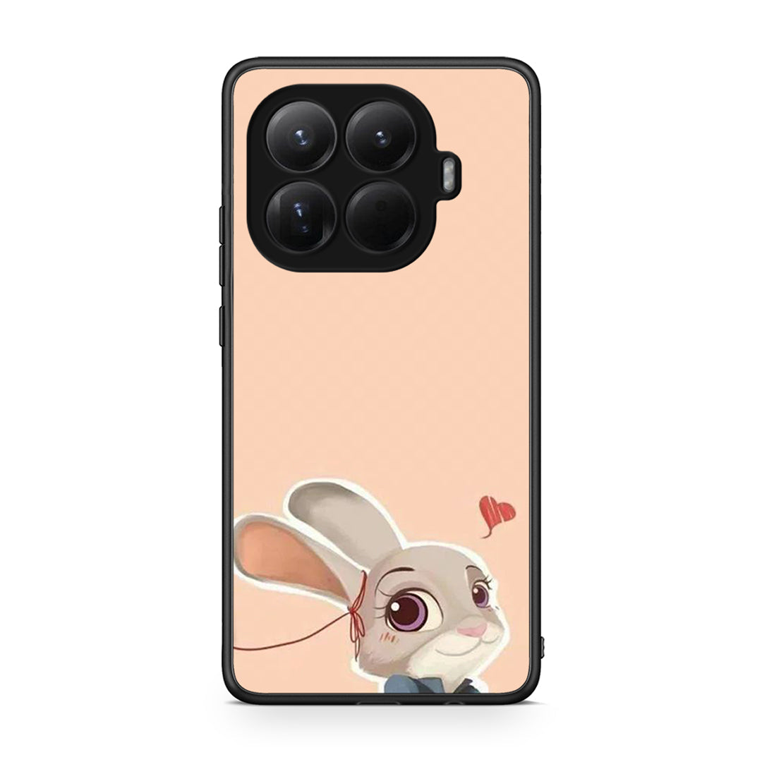 Xiaomi 15T Pro Nick Wilde And Judy Hopps Love 2 θήκη από τη Smartfits με σχέδιο στο πίσω μέρος και μαύρο περίβλημα | Smartphone case with colorful back and black bezels by Smartfits