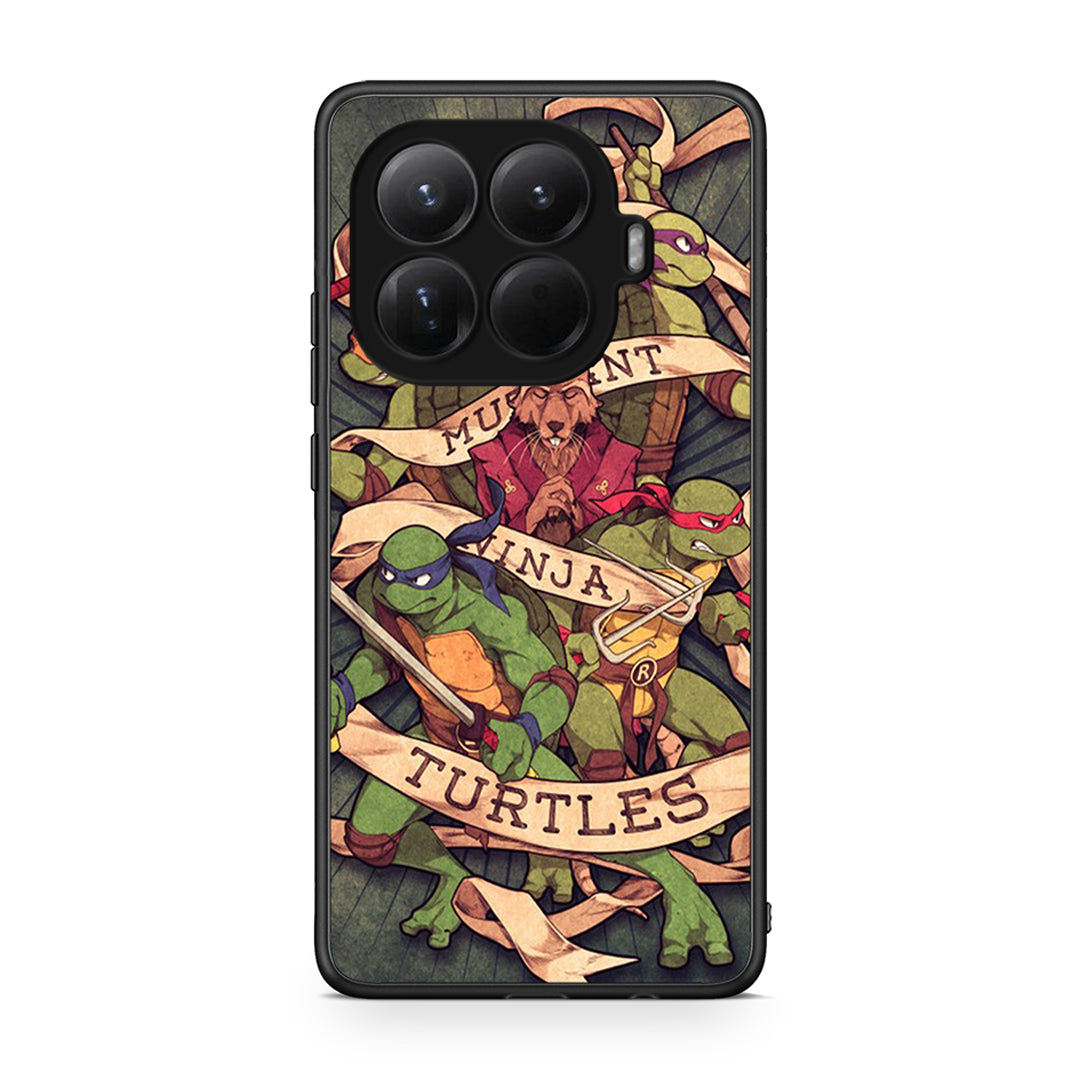 Xiaomi 15T Pro Ninja Turtles θήκη από τη Smartfits με σχέδιο στο πίσω μέρος και μαύρο περίβλημα | Smartphone case with colorful back and black bezels by Smartfits