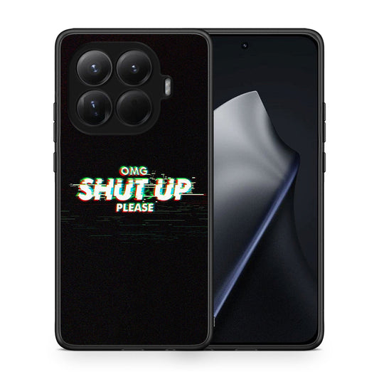 Θήκη Xiaomi 15T Pro OMG ShutUp από τη Smartfits με σχέδιο στο πίσω μέρος και μαύρο περίβλημα | Xiaomi 15T Pro OMG ShutUp case with colorful back and black bezels