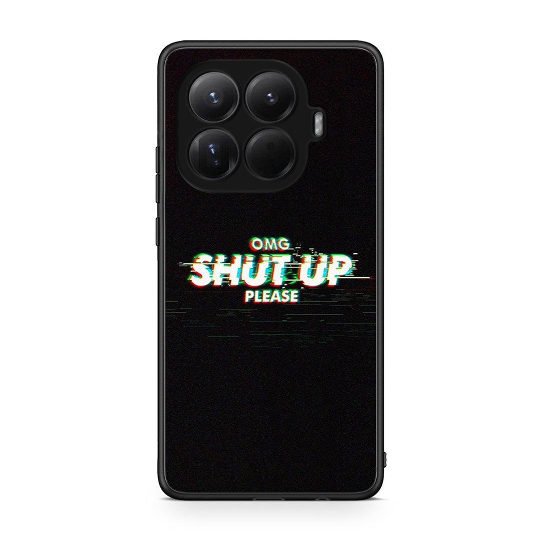 Xiaomi 15T Pro OMG ShutUp θήκη από τη Smartfits με σχέδιο στο πίσω μέρος και μαύρο περίβλημα | Smartphone case with colorful back and black bezels by Smartfits