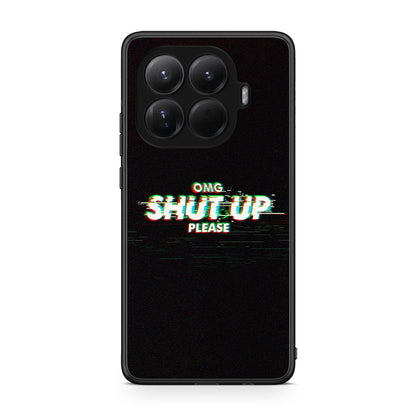Xiaomi 15T Pro OMG ShutUp θήκη από τη Smartfits με σχέδιο στο πίσω μέρος και μαύρο περίβλημα | Smartphone case with colorful back and black bezels by Smartfits