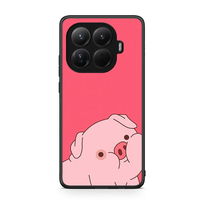 Xiaomi 15T Pro Pig Love 1 Θήκη Αγίου Βαλεντίνου από τη Smartfits με σχέδιο στο πίσω μέρος και μαύρο περίβλημα | Smartphone case with colorful back and black bezels by Smartfits