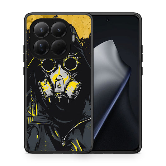 Θήκη Xiaomi 15T Pro Mask PopArt από τη Smartfits με σχέδιο στο πίσω μέρος και μαύρο περίβλημα | Xiaomi 15T Pro Mask PopArt case with colorful back and black bezels