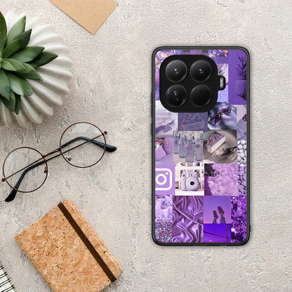 Purple Aesthetic Collage - Xiaomi 15T Pro θήκη