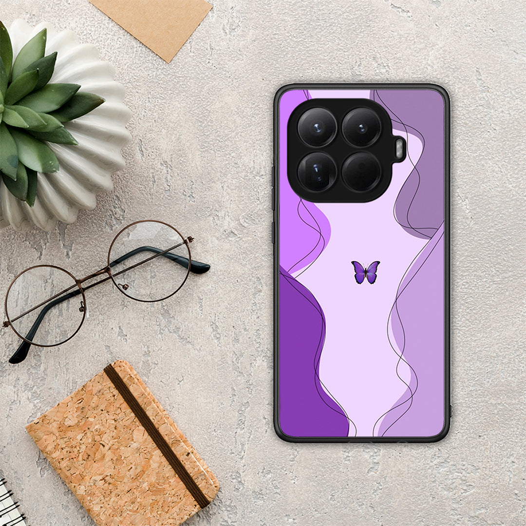 Purple Mariposa - Xiaomi 15T Pro θήκη