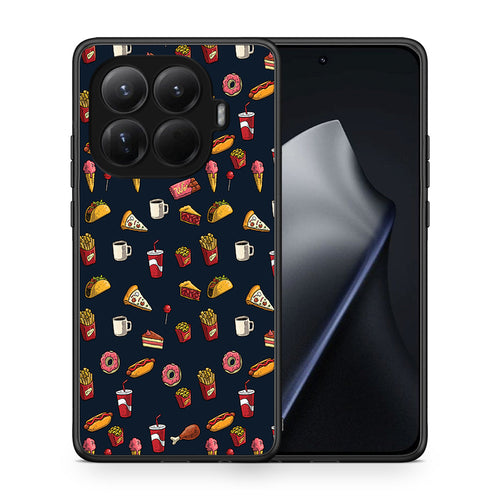 Θήκη Xiaomi 15T Pro Hungry Random από τη Smartfits με σχέδιο στο πίσω μέρος και μαύρο περίβλημα | Xiaomi 15T Pro Hungry Random case with colorful back and black bezels