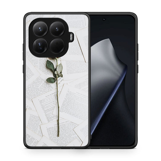 Θήκη Xiaomi 15T Pro Red Rose από τη Smartfits με σχέδιο στο πίσω μέρος και μαύρο περίβλημα | Xiaomi 15T Pro Red Rose case with colorful back and black bezels