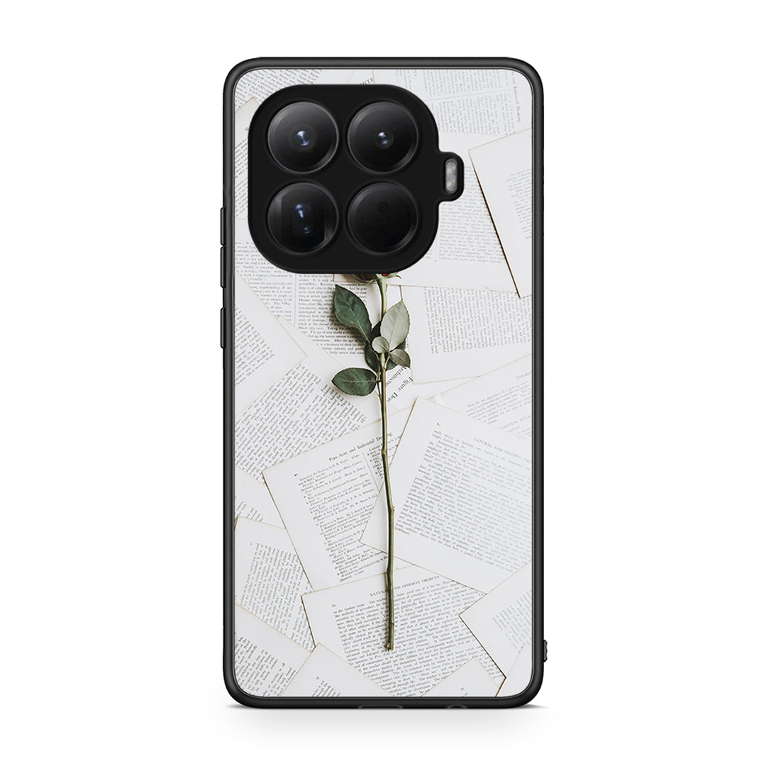 Xiaomi 15T Pro Red Rose θήκη από τη Smartfits με σχέδιο στο πίσω μέρος και μαύρο περίβλημα | Smartphone case with colorful back and black bezels by Smartfits