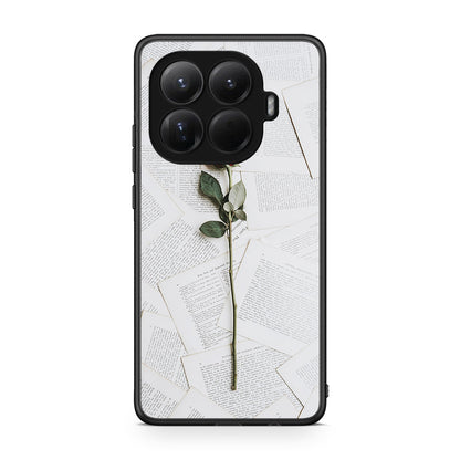 Xiaomi 15T Pro Red Rose θήκη από τη Smartfits με σχέδιο στο πίσω μέρος και μαύρο περίβλημα | Smartphone case with colorful back and black bezels by Smartfits