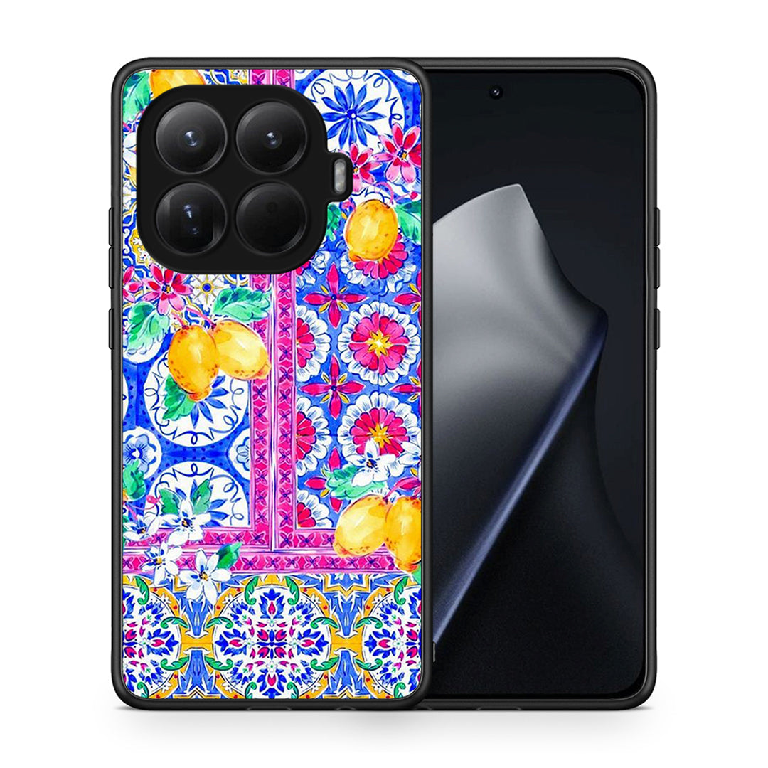 Θήκη Xiaomi 15T Pro Retro Spring από τη Smartfits με σχέδιο στο πίσω μέρος και μαύρο περίβλημα | Xiaomi 15T Pro Retro Spring case with colorful back and black bezels