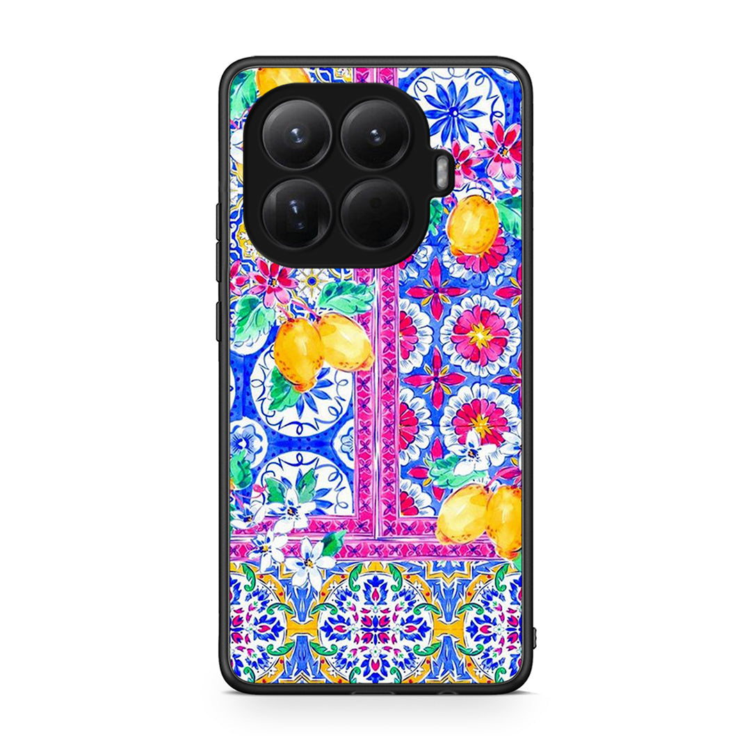 Xiaomi 15T Pro Retro Spring θήκη από τη Smartfits με σχέδιο στο πίσω μέρος και μαύρο περίβλημα | Smartphone case with colorful back and black bezels by Smartfits