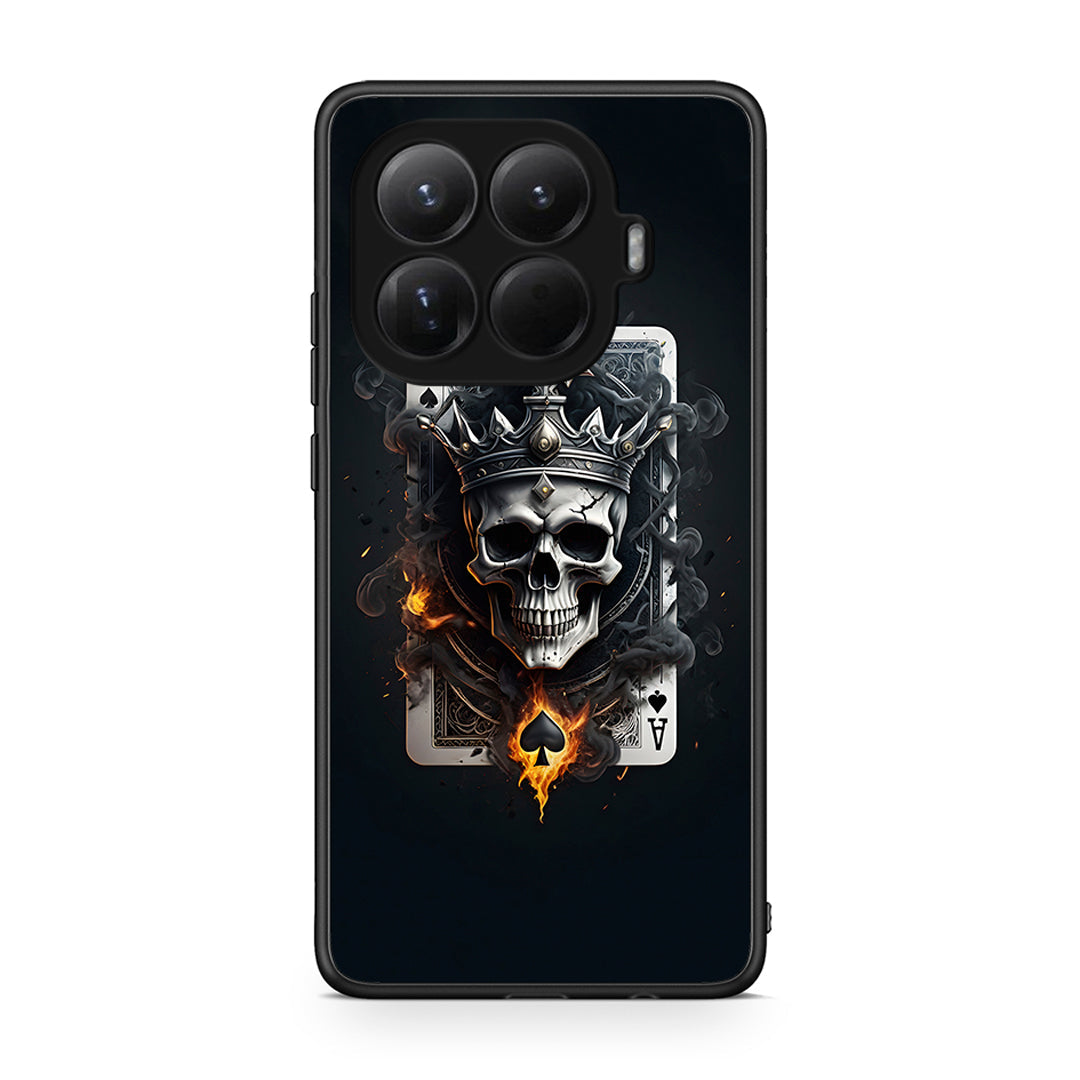 Xiaomi 15T Pro Skull King Ace θήκη από τη Smartfits με σχέδιο στο πίσω μέρος και μαύρο περίβλημα | Smartphone case with colorful back and black bezels by Smartfits