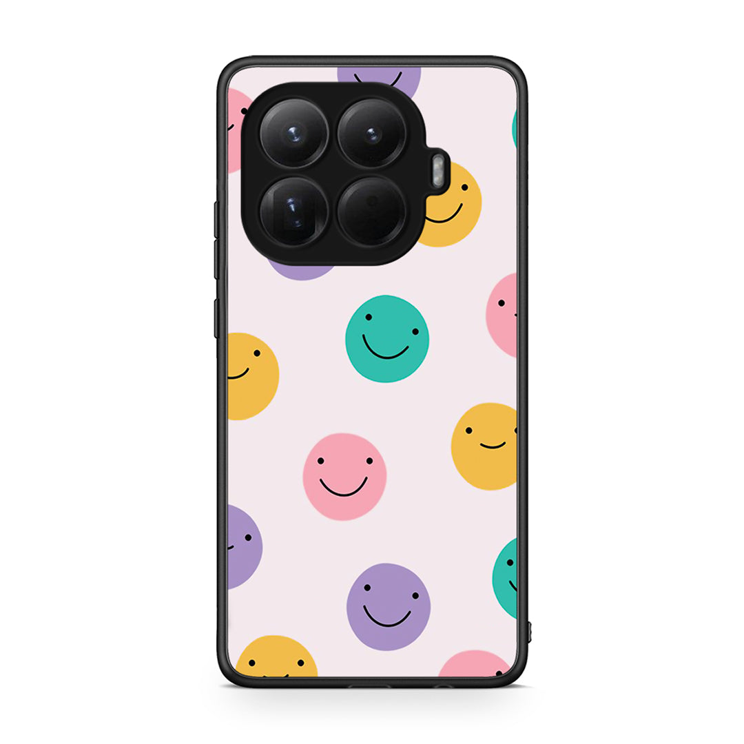 Xiaomi 15T Pro Smiley Faces θήκη από τη Smartfits με σχέδιο στο πίσω μέρος και μαύρο περίβλημα | Smartphone case with colorful back and black bezels by Smartfits