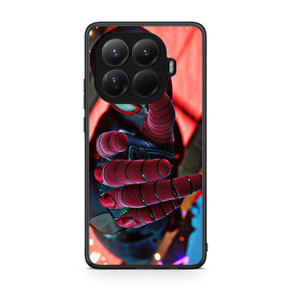 Xiaomi 15T Pro Spider Hand Θήκη από τη Smartfits με σχέδιο στο πίσω μέρος και μαύρο περίβλημα | Smartphone case with colorful back and black bezels by Smartfits