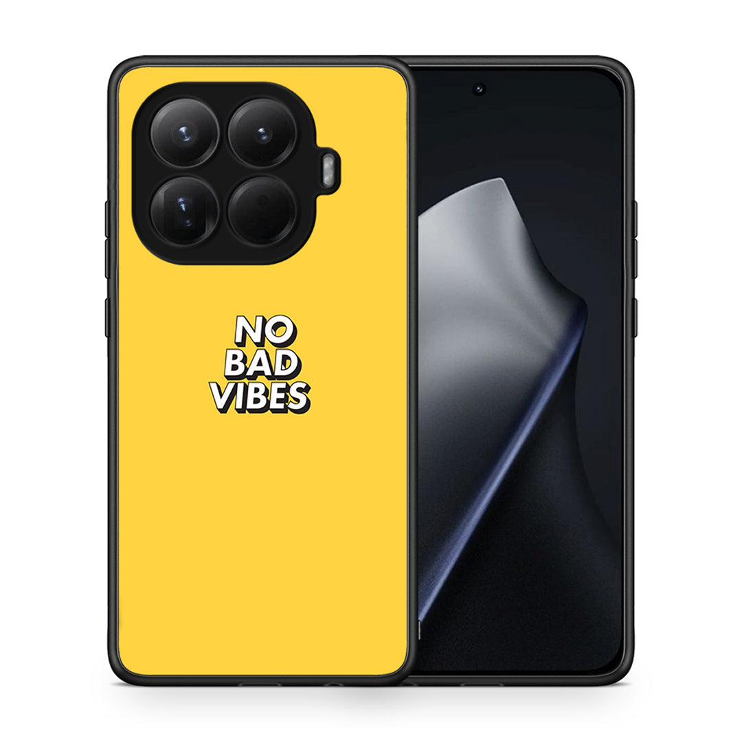 Θήκη Xiaomi 15T Pro Vibes Text από τη Smartfits με σχέδιο στο πίσω μέρος και μαύρο περίβλημα | Xiaomi 15T Pro Vibes Text case with colorful back and black bezels
