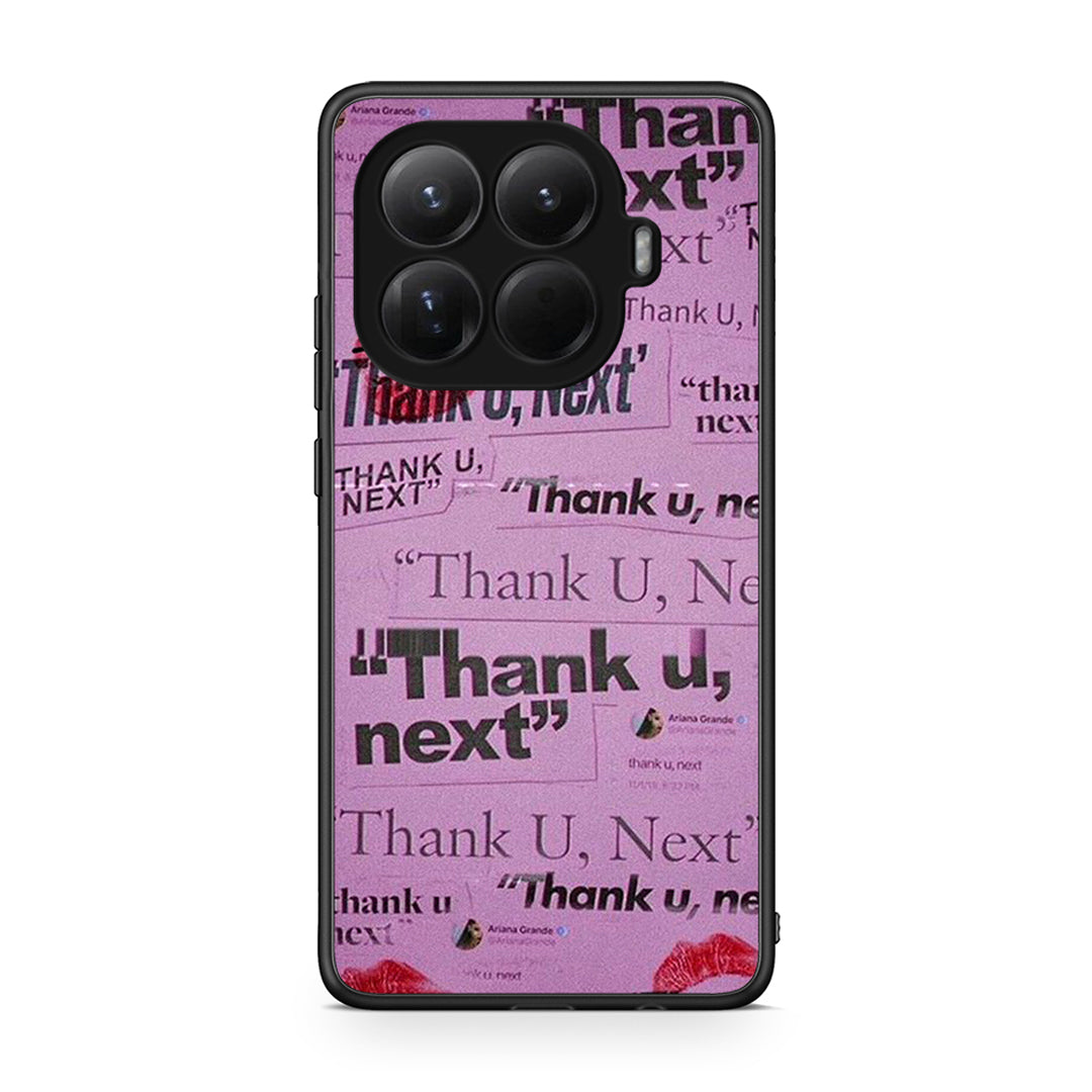 Xiaomi 15T Pro Thank You Next Θήκη Αγίου Βαλεντίνου από τη Smartfits με σχέδιο στο πίσω μέρος και μαύρο περίβλημα | Smartphone case with colorful back and black bezels by Smartfits