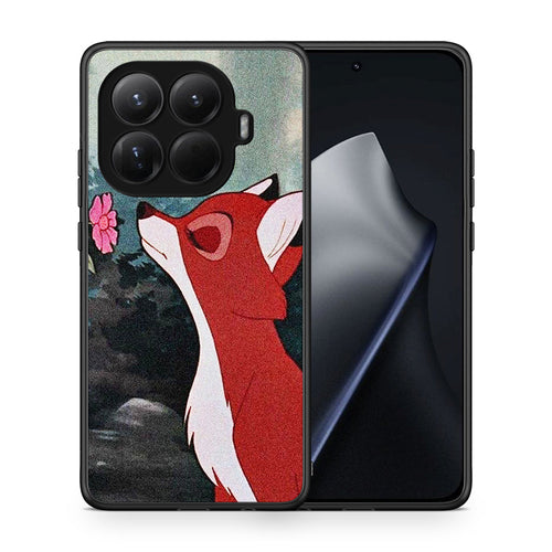Θήκη Xiaomi 15T Pro Tod And Vixey Love 2 από τη Smartfits με σχέδιο στο πίσω μέρος και μαύρο περίβλημα | Xiaomi 15T Pro Tod And Vixey Love 2 case with colorful back and black bezels