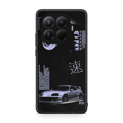 Xiaomi 15T Pro Tokyo Drift Θήκη Αγίου Βαλεντίνου από τη Smartfits με σχέδιο στο πίσω μέρος και μαύρο περίβλημα | Smartphone case with colorful back and black bezels by Smartfits