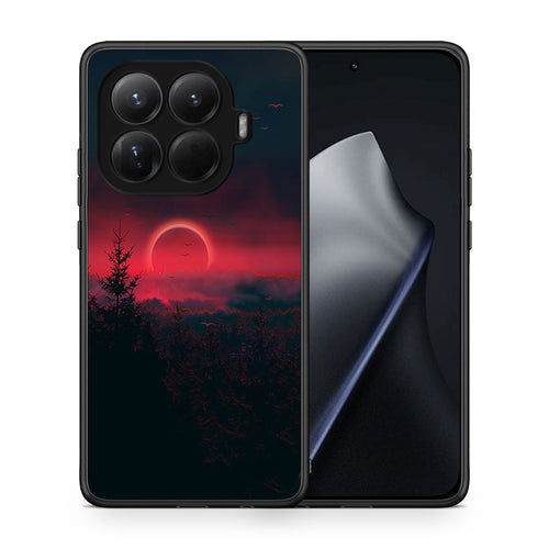 Θήκη Xiaomi 15T Pro Sunset Tropic από τη Smartfits με σχέδιο στο πίσω μέρος και μαύρο περίβλημα | Xiaomi 15T Pro Sunset Tropic case with colorful back and black bezels
