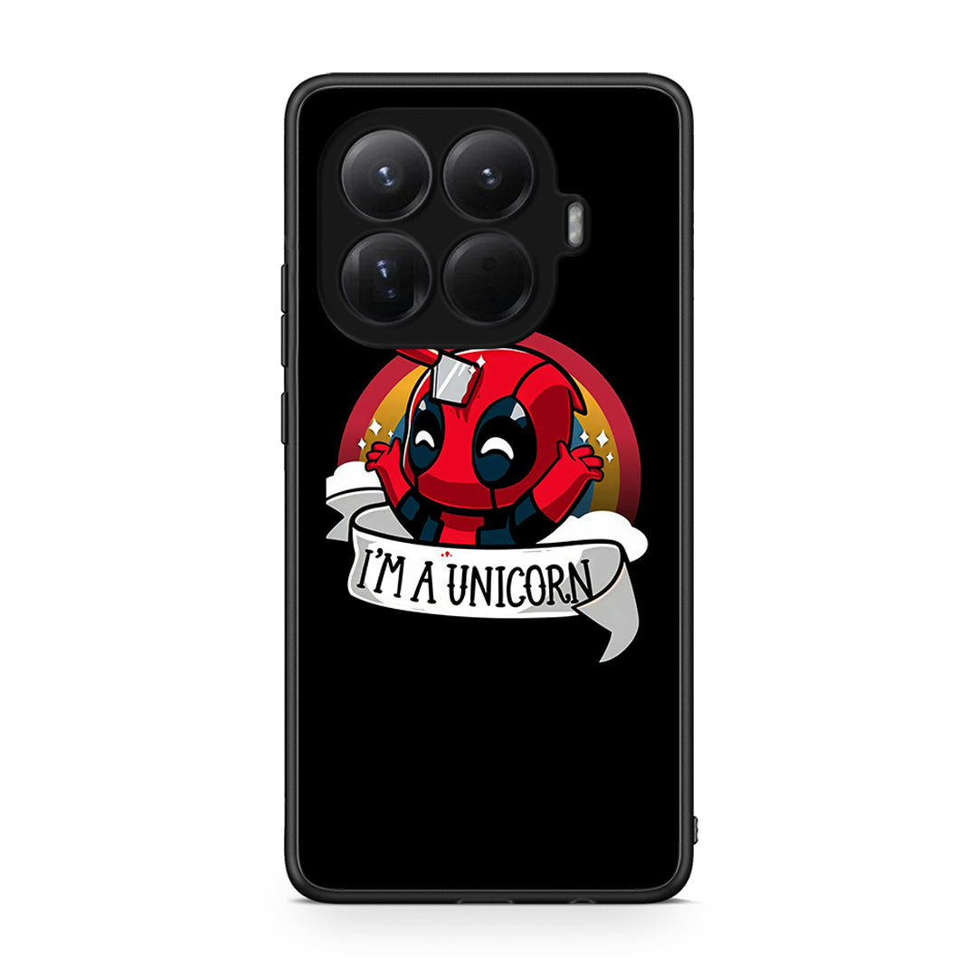 Xiaomi 15T Pro Unicorn Deadpool θήκη από τη Smartfits με σχέδιο στο πίσω μέρος και μαύρο περίβλημα | Smartphone case with colorful back and black bezels by Smartfits