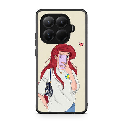 Xiaomi 15T Pro Walking Mermaid Θήκη από τη Smartfits με σχέδιο στο πίσω μέρος και μαύρο περίβλημα | Smartphone case with colorful back and black bezels by Smartfits