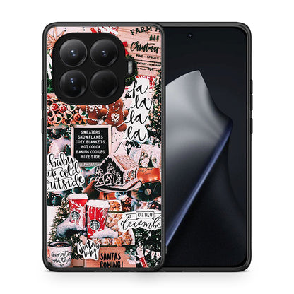 Θήκη Xiaomi 15T Pro Xmas Habbits από τη Smartfits με σχέδιο στο πίσω μέρος και μαύρο περίβλημα | Xiaomi 15T Pro Xmas Habbits case with colorful back and black bezels