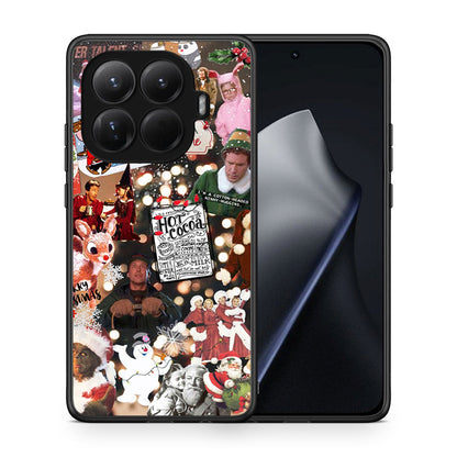 Θήκη Xiaomi 15T Pro Xmas Movies από τη Smartfits με σχέδιο στο πίσω μέρος και μαύρο περίβλημα | Xiaomi 15T Pro Xmas Movies case with colorful back and black bezels