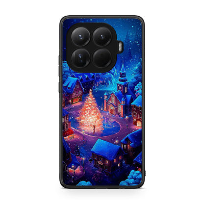 Xiaomi 15T Pro Xmas Village θήκη από τη Smartfits με σχέδιο στο πίσω μέρος και μαύρο περίβλημα | Smartphone case with colorful back and black bezels by Smartfits