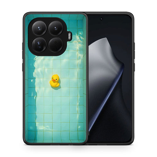 Θήκη Xiaomi 15T Pro Yellow Duck από τη Smartfits με σχέδιο στο πίσω μέρος και μαύρο περίβλημα | Xiaomi 15T Pro Yellow Duck case with colorful back and black bezels