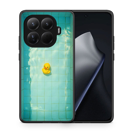 Θήκη Xiaomi 15T Pro Yellow Duck από τη Smartfits με σχέδιο στο πίσω μέρος και μαύρο περίβλημα | Xiaomi 15T Pro Yellow Duck case with colorful back and black bezels