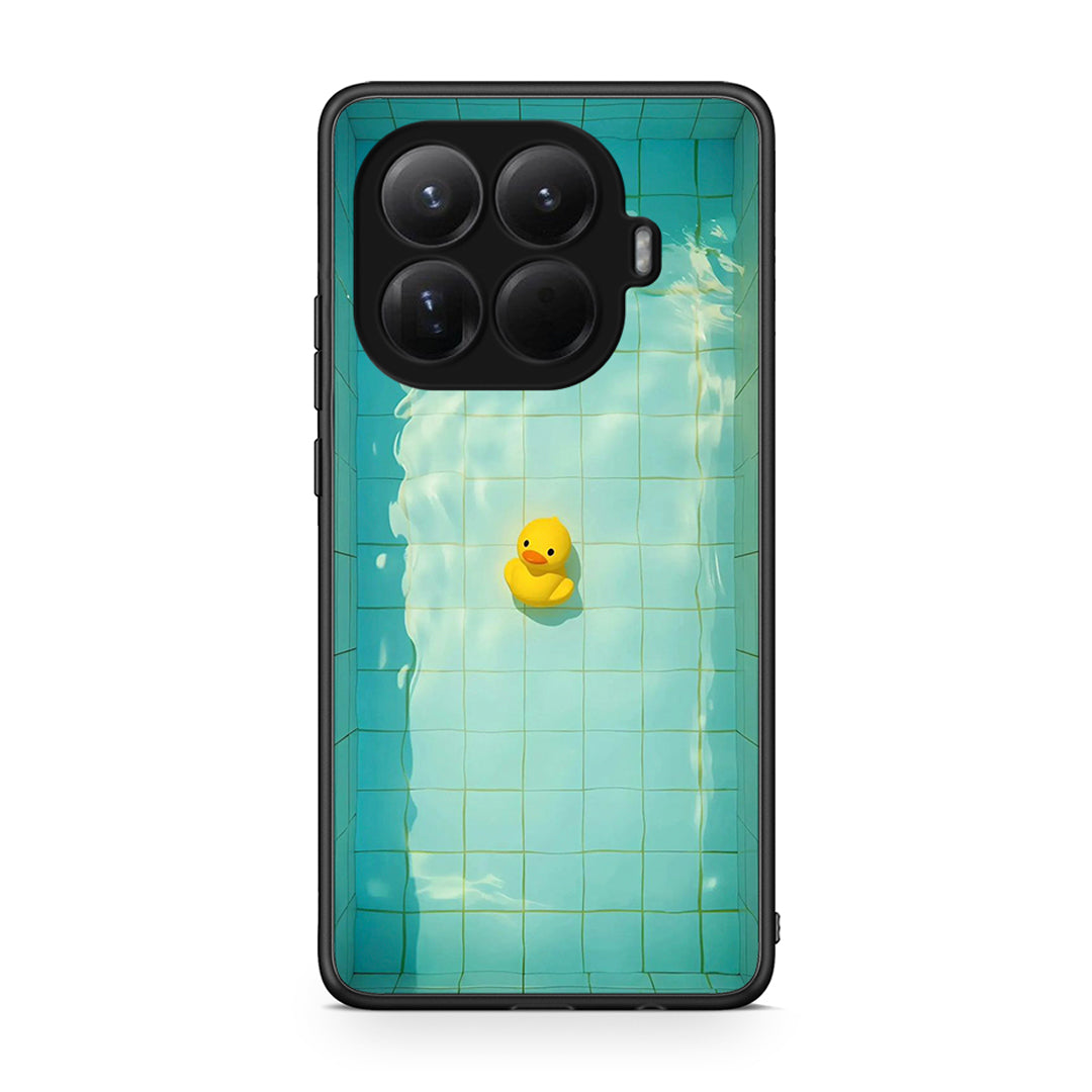 Xiaomi 15T Pro Yellow Duck θήκη από τη Smartfits με σχέδιο στο πίσω μέρος και μαύρο περίβλημα | Smartphone case with colorful back and black bezels by Smartfits