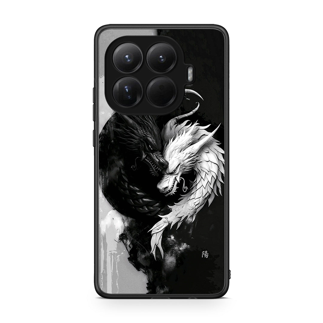 Xiaomi 15T Pro Yin Yang Θήκη από τη Smartfits με σχέδιο στο πίσω μέρος και μαύρο περίβλημα | Smartphone case with colorful back and black bezels by Smartfits