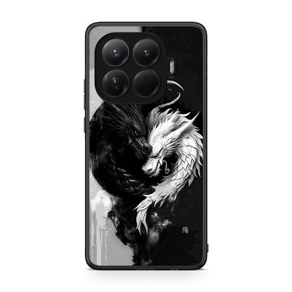 Xiaomi 15T Pro Yin Yang Θήκη από τη Smartfits με σχέδιο στο πίσω μέρος και μαύρο περίβλημα | Smartphone case with colorful back and black bezels by Smartfits