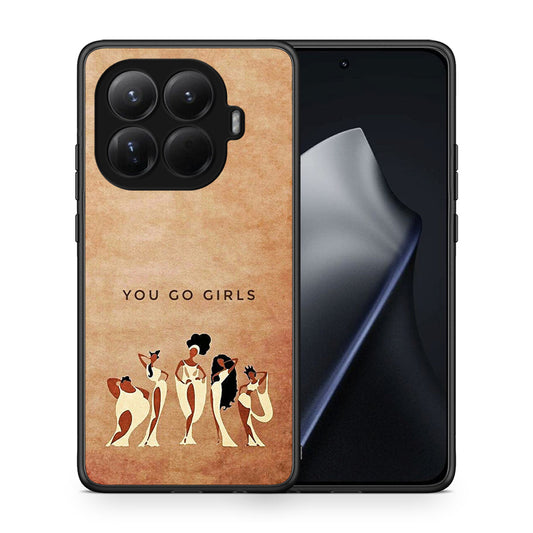 Θήκη Xiaomi 15T Pro You Go Girl από τη Smartfits με σχέδιο στο πίσω μέρος και μαύρο περίβλημα | Xiaomi 15T Pro You Go Girl case with colorful back and black bezels