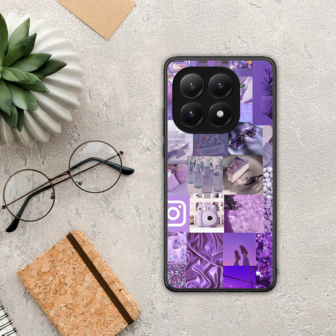 Purple Aesthetic Collage - Xiaomi 15T θήκη