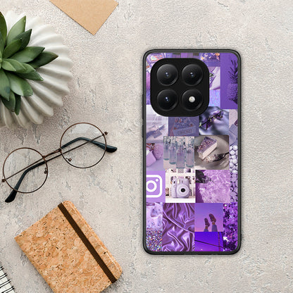 Purple Aesthetic Collage - Xiaomi 15T θήκη