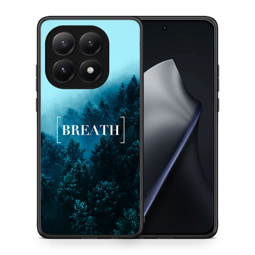 Θήκη Xiaomi 15T Breath Quote από τη Smartfits με σχέδιο στο πίσω μέρος και μαύρο περίβλημα | Xiaomi 15T Breath Quote case with colorful back and black bezels