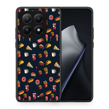 Θήκη Xiaomi 15T Hungry Random από τη Smartfits με σχέδιο στο πίσω μέρος και μαύρο περίβλημα | Xiaomi 15T Hungry Random case with colorful back and black bezels