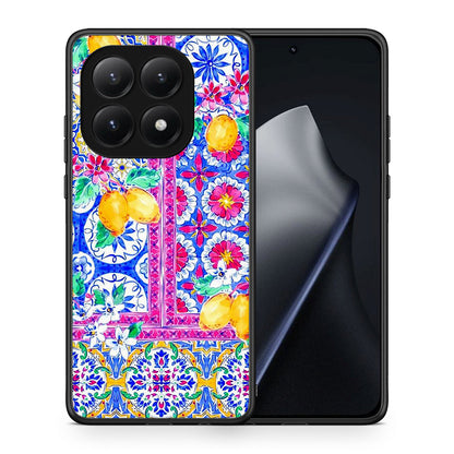 Θήκη Xiaomi 15T Retro Spring από τη Smartfits με σχέδιο στο πίσω μέρος και μαύρο περίβλημα | Xiaomi 15T Retro Spring case with colorful back and black bezels