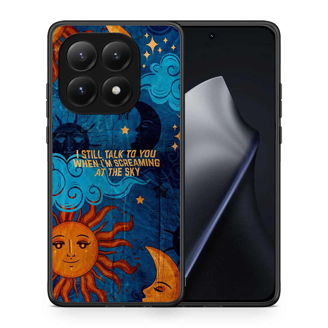 Θήκη Xiaomi 15T Screaming Sky από τη Smartfits με σχέδιο στο πίσω μέρος και μαύρο περίβλημα | Xiaomi 15T Screaming Sky case with colorful back and black bezels
