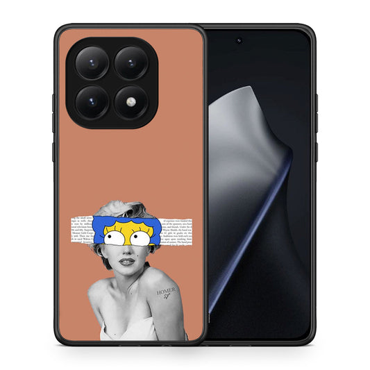 Θήκη Xiaomi 15T Sim Merilyn από τη Smartfits με σχέδιο στο πίσω μέρος και μαύρο περίβλημα | Xiaomi 15T Sim Merilyn case with colorful back and black bezels